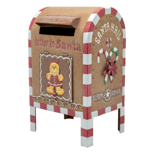 Traditional Gingerbread Christmas Mailbox