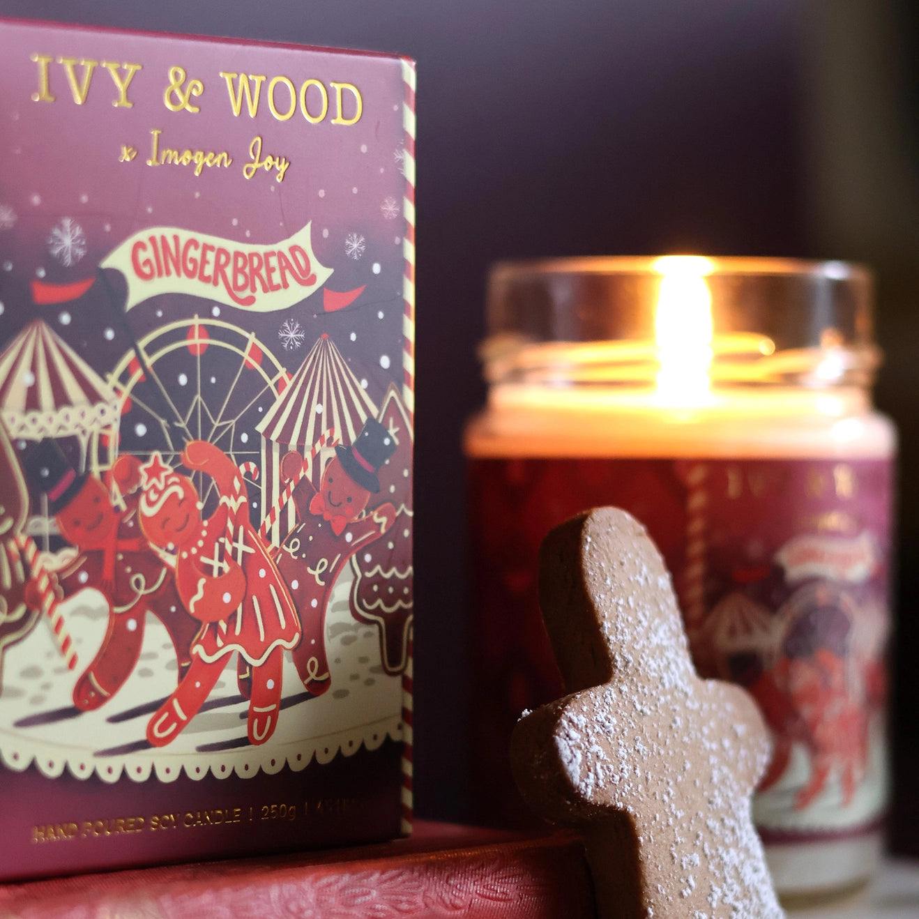 Gingerbread Christmas Candle 250g - SEPTEMBER ARRIVAL