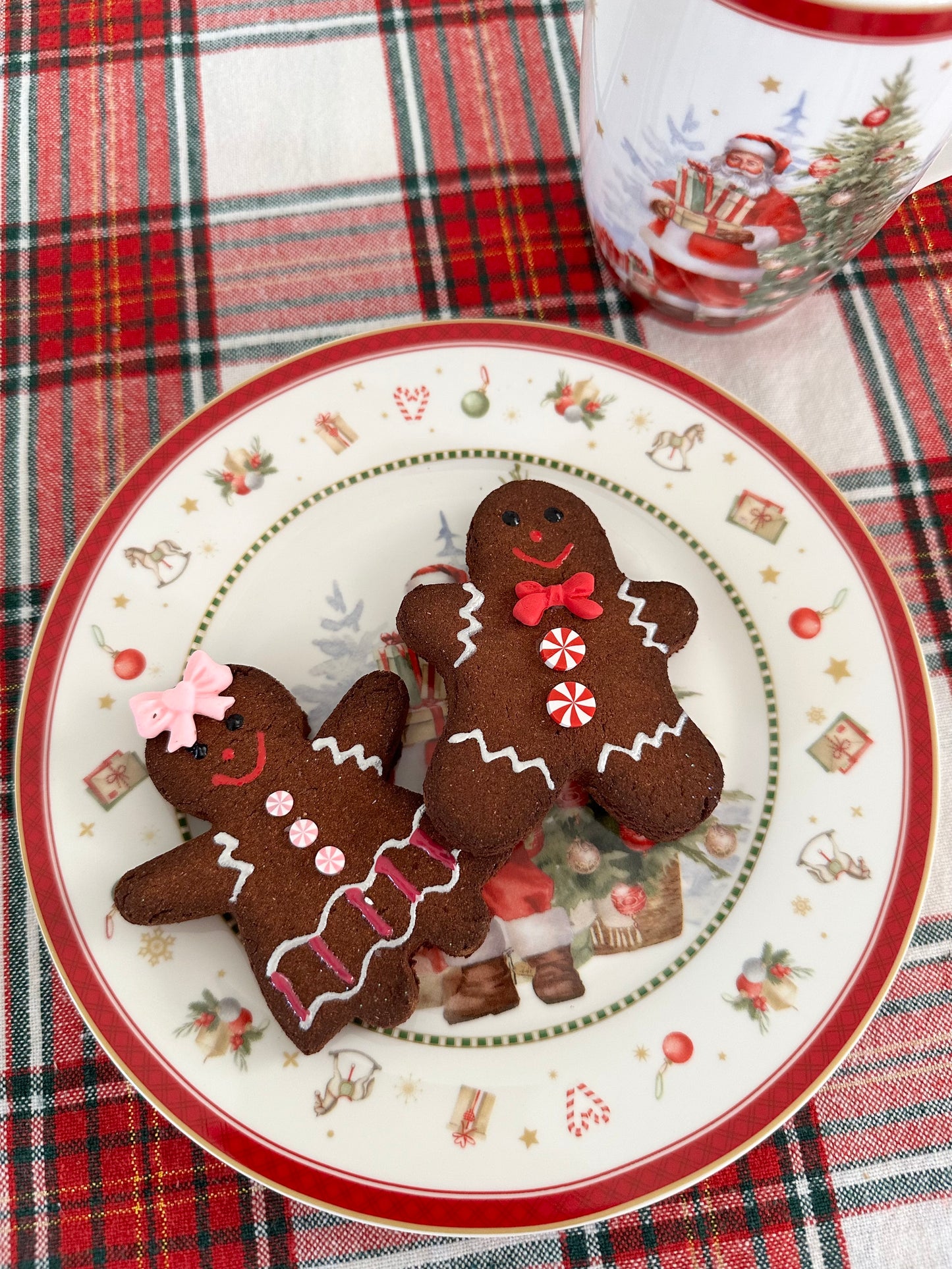 Gingerbread Girl Fake Bake Biscuit