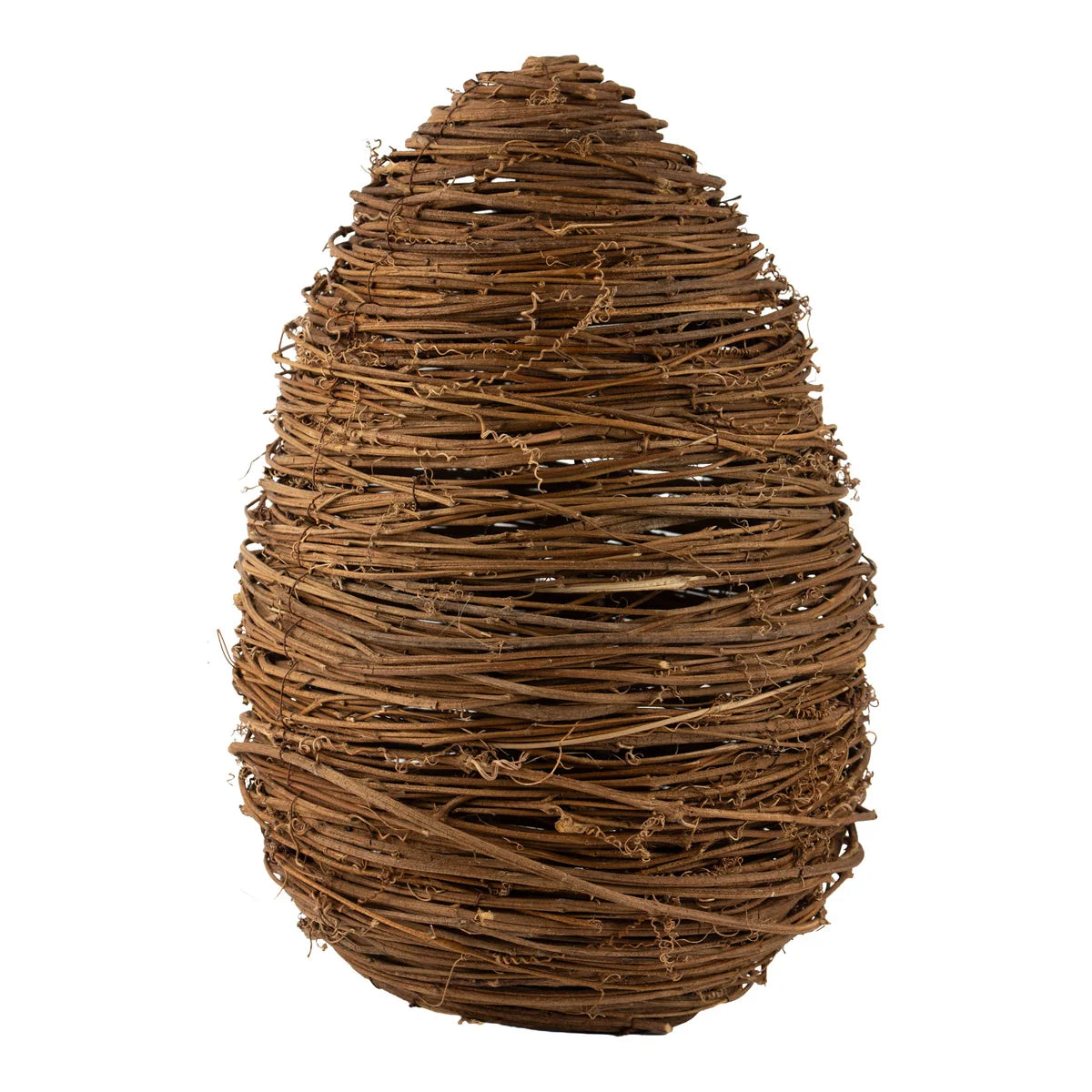 PRE ORDER - Natural Woven Brown Egg 40cm - 2027 LATE JANUARY ARRIVAL