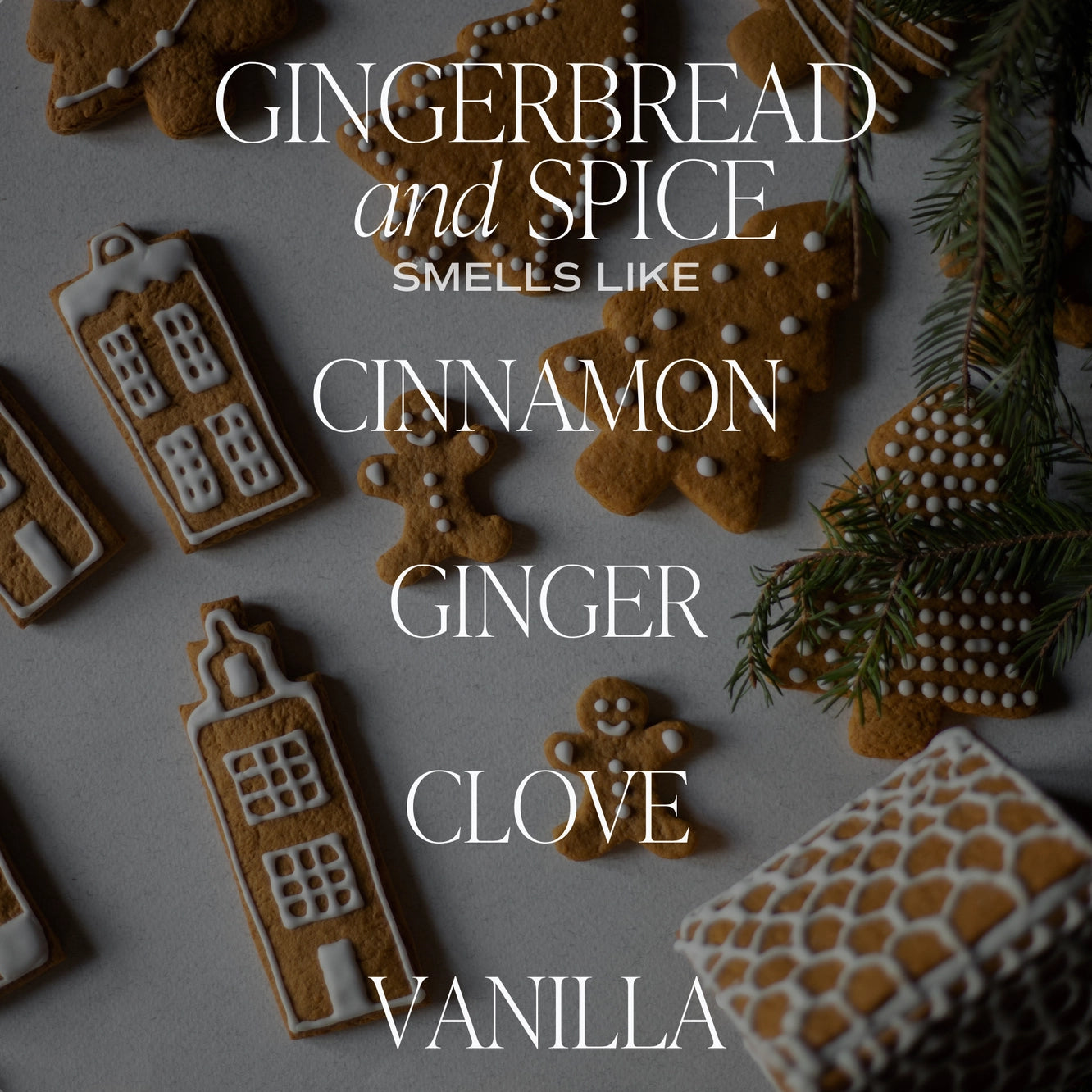 Gingerbread and Spice Christmas Soy Candle