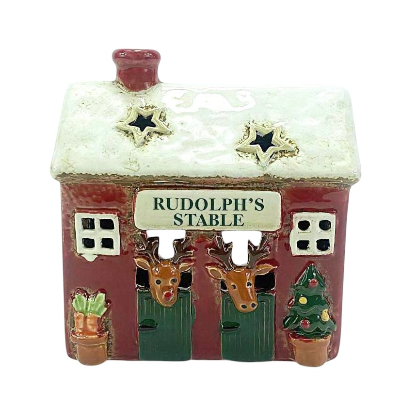 PRE ORDER - Rudolph’s Stable Pottery Tea Light House - 2026 SEPTEMBER ARRIVAL