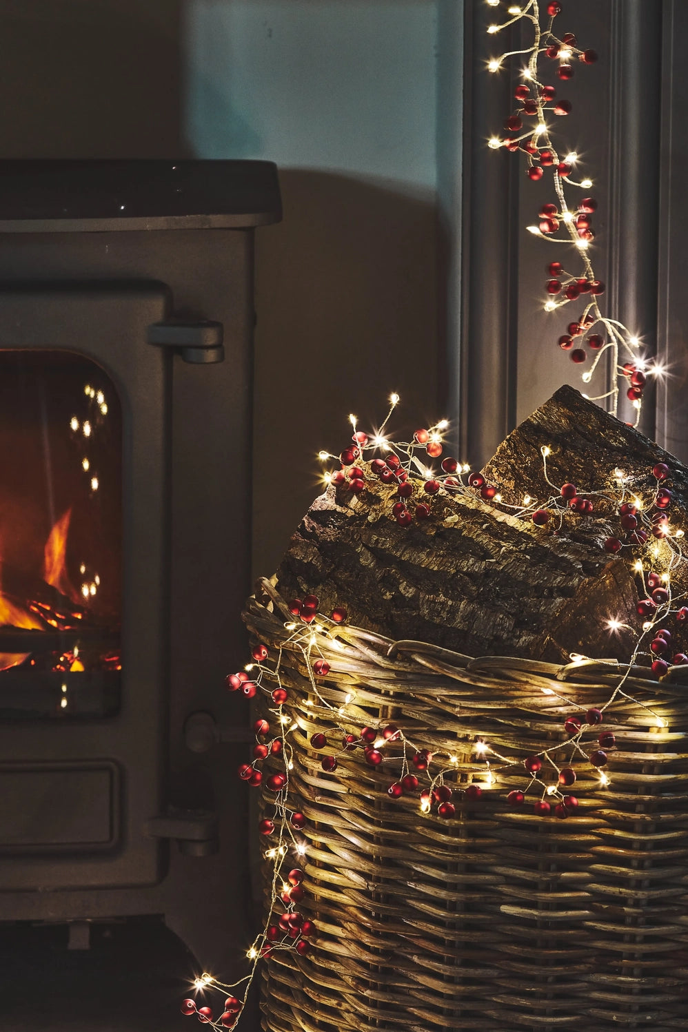 PRE ORDER - Deep Red Christmas Illuminating Berry String Lights ❤️ - 2026 OCTOBER ARRIVAL