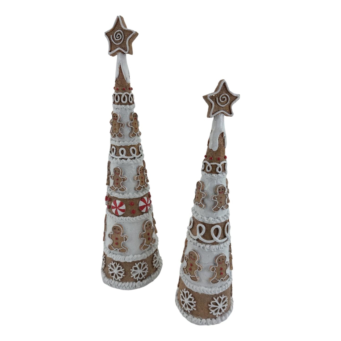 Gingerbread Trees Set of 2