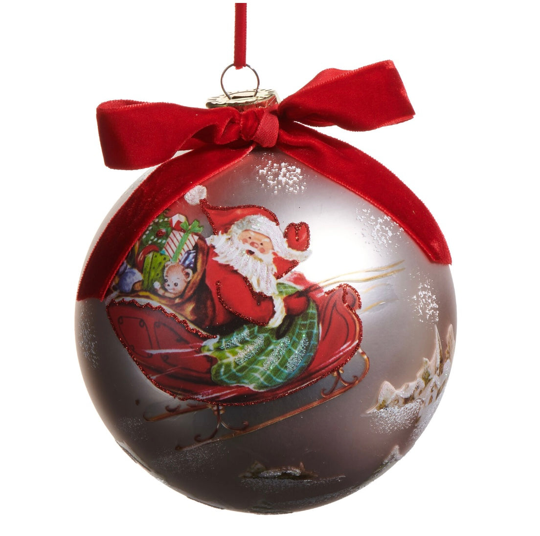 Treasured Moments The Magic Of Christmas Sleigh Bauble Hanging - OCTOBER ARRIVAL