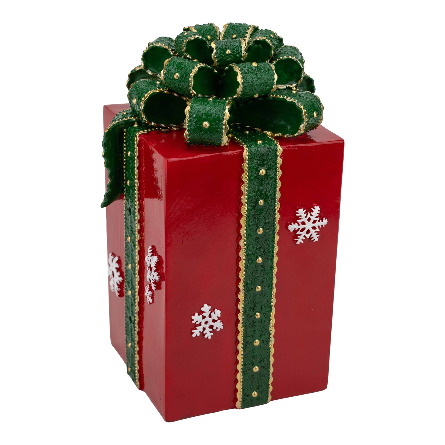 PRE ORDER - Red Gift Box with Green Bow 26cm - 2026 OCTOBER ARRIVAL