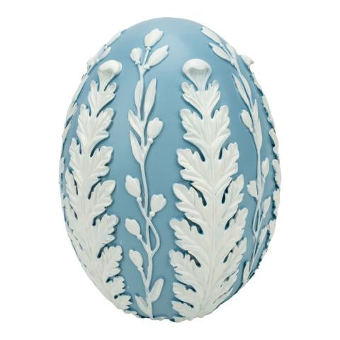 Skye Blue Egg With Pattern 25cm - 2026 FEBRUARY ARRIVAL