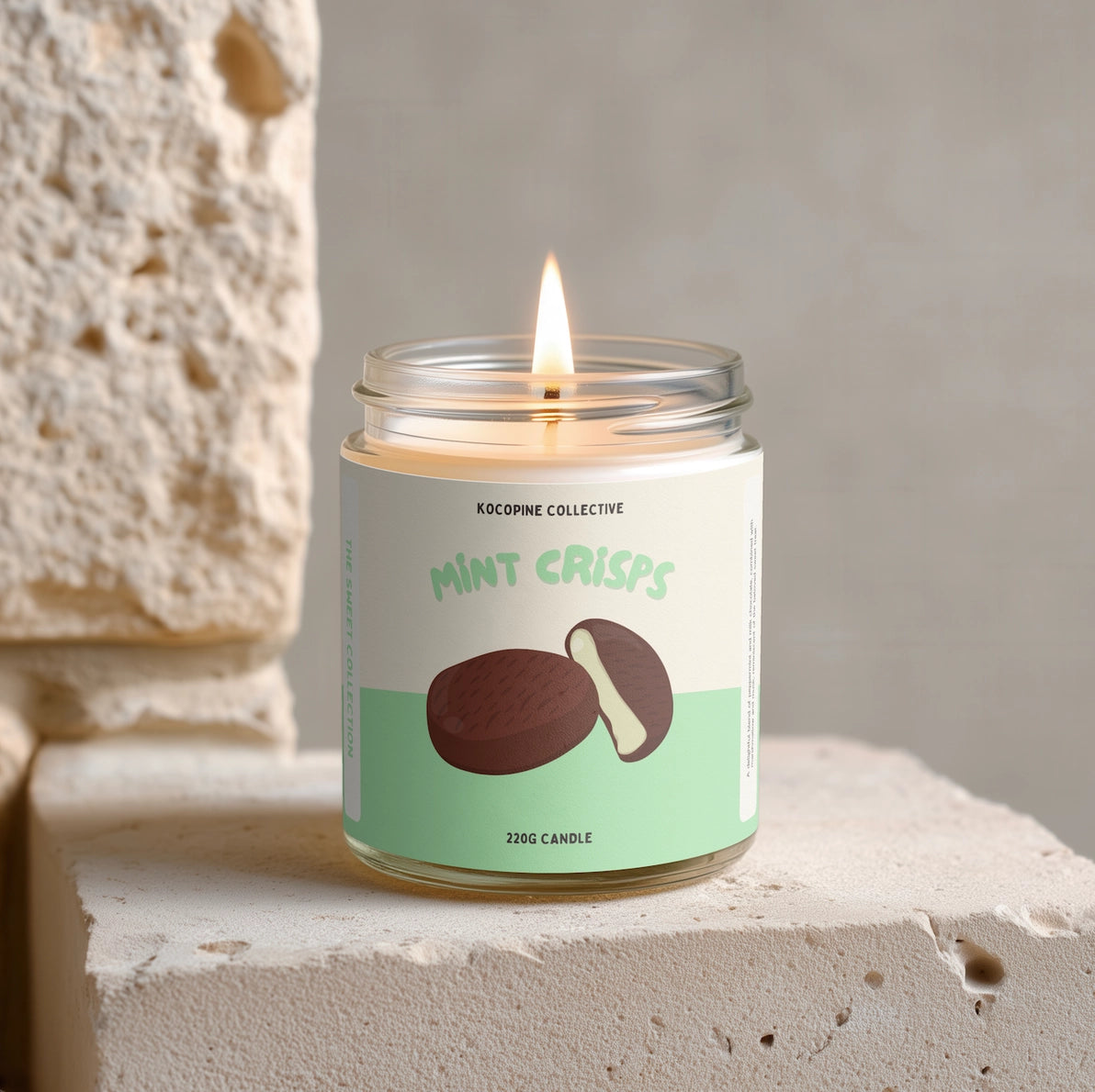 PRE ORDER - Mint Crisps Peppermint & Marshmallow Candle - 2026 OCTOBER ARRIVAL