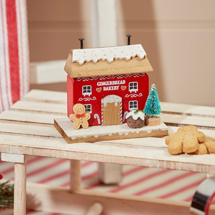 Gingerbread Bakery Wooden House