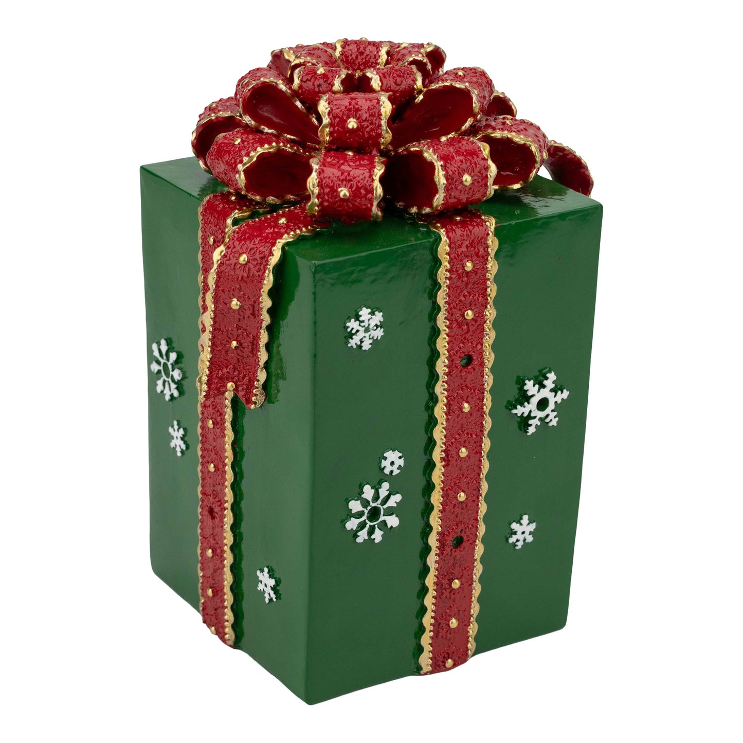 PRE ORDER - Green Gift Box with Red Bow 20cm - 2026 OCTOBER ARRIVAL