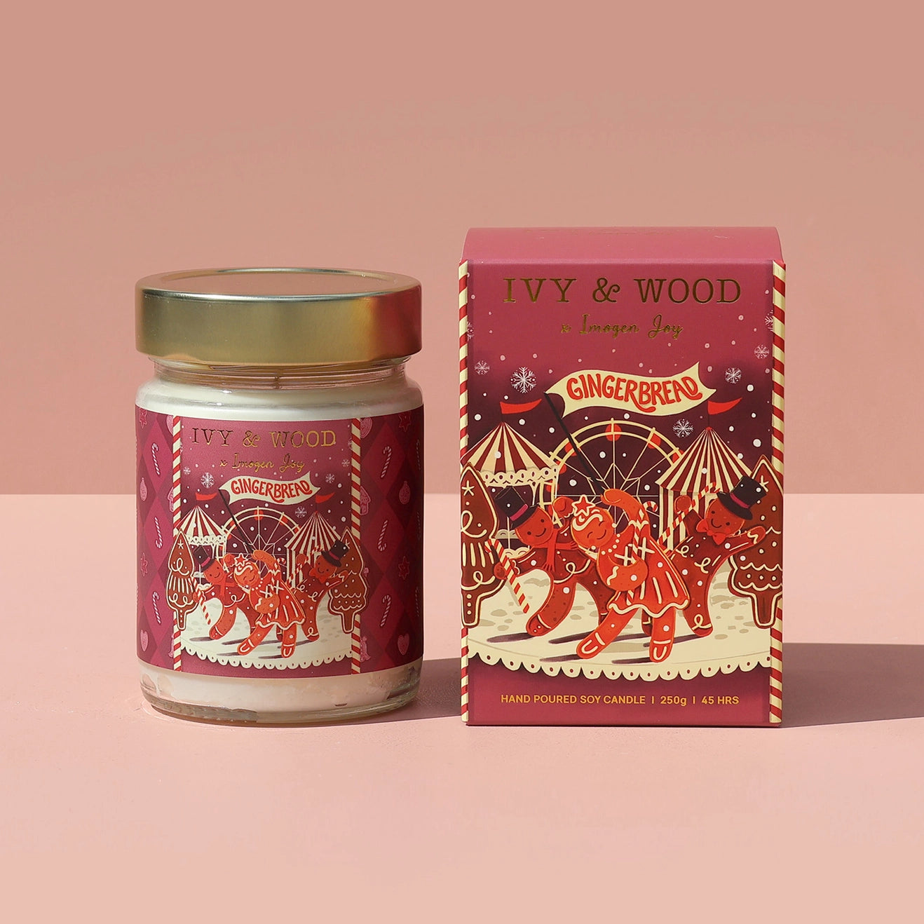 Gingerbread Christmas Candle 250g - SEPTEMBER ARRIVAL