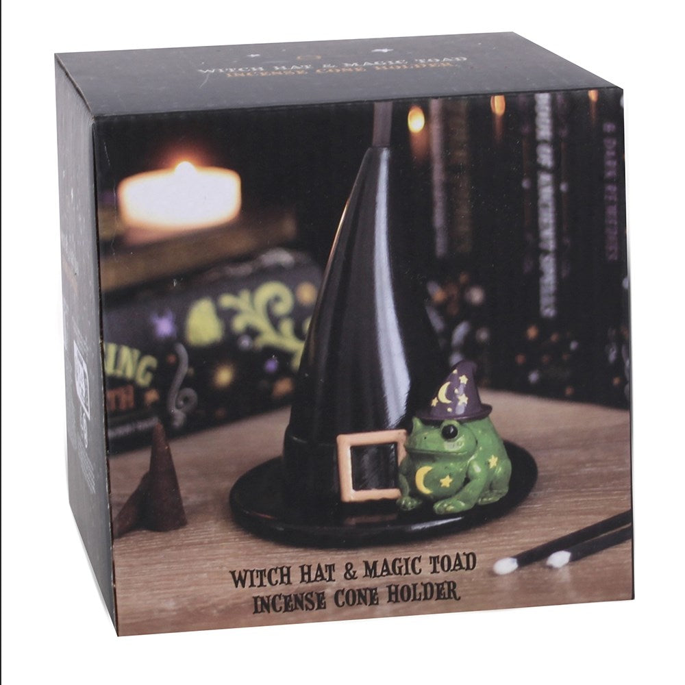 PRE ORDER - Magic Toad and Witch Hat Incense Cone Holder - 2026 SEPTEMBER ARRIVAL