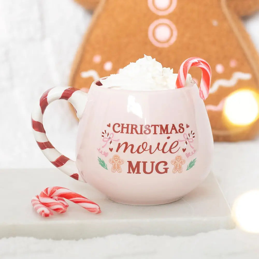 PRE ORDER - Pink Christmas Ceramic Movie Mug - 2026 SEPTEMBER ARRIVAL