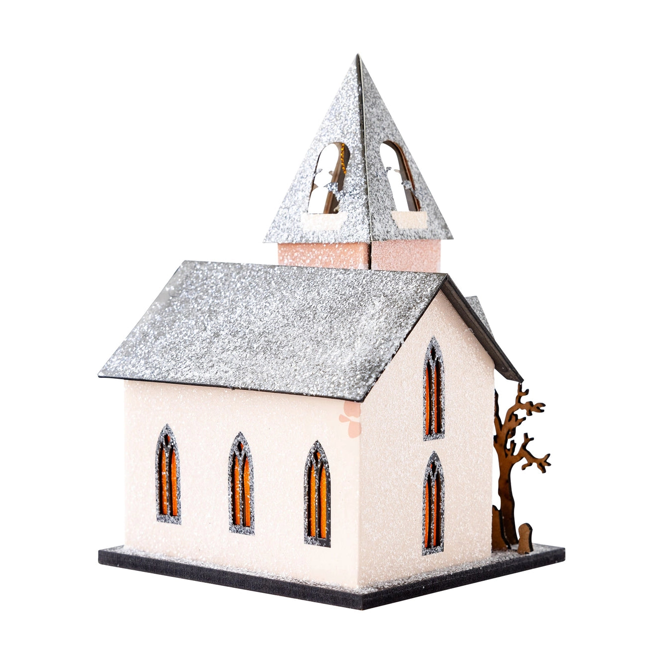 Halloween Abbey Light up House