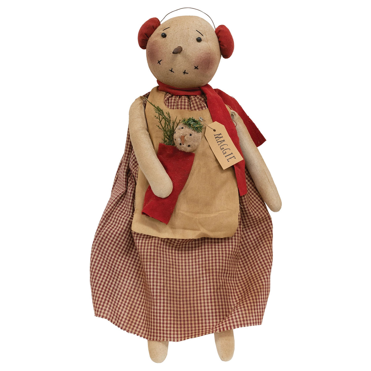 PRE ORDER - Primitive Maggie Snowgirl Doll 54cm - 2026 OCTOBER ARRIVAL