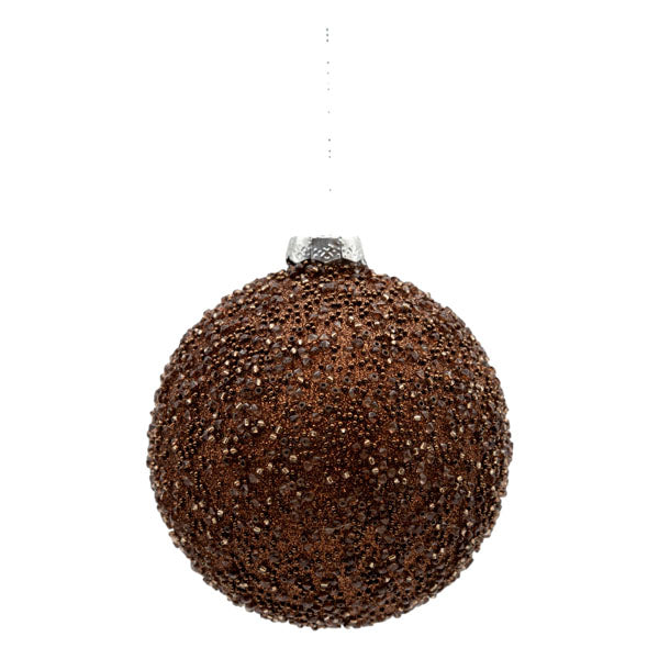 Brown Beaded Ball Hanging