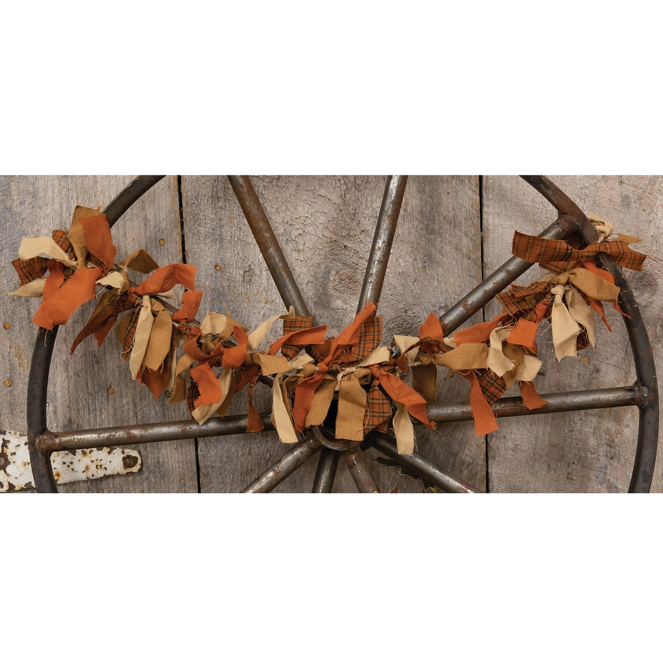 Primitive Fall Rag Garland