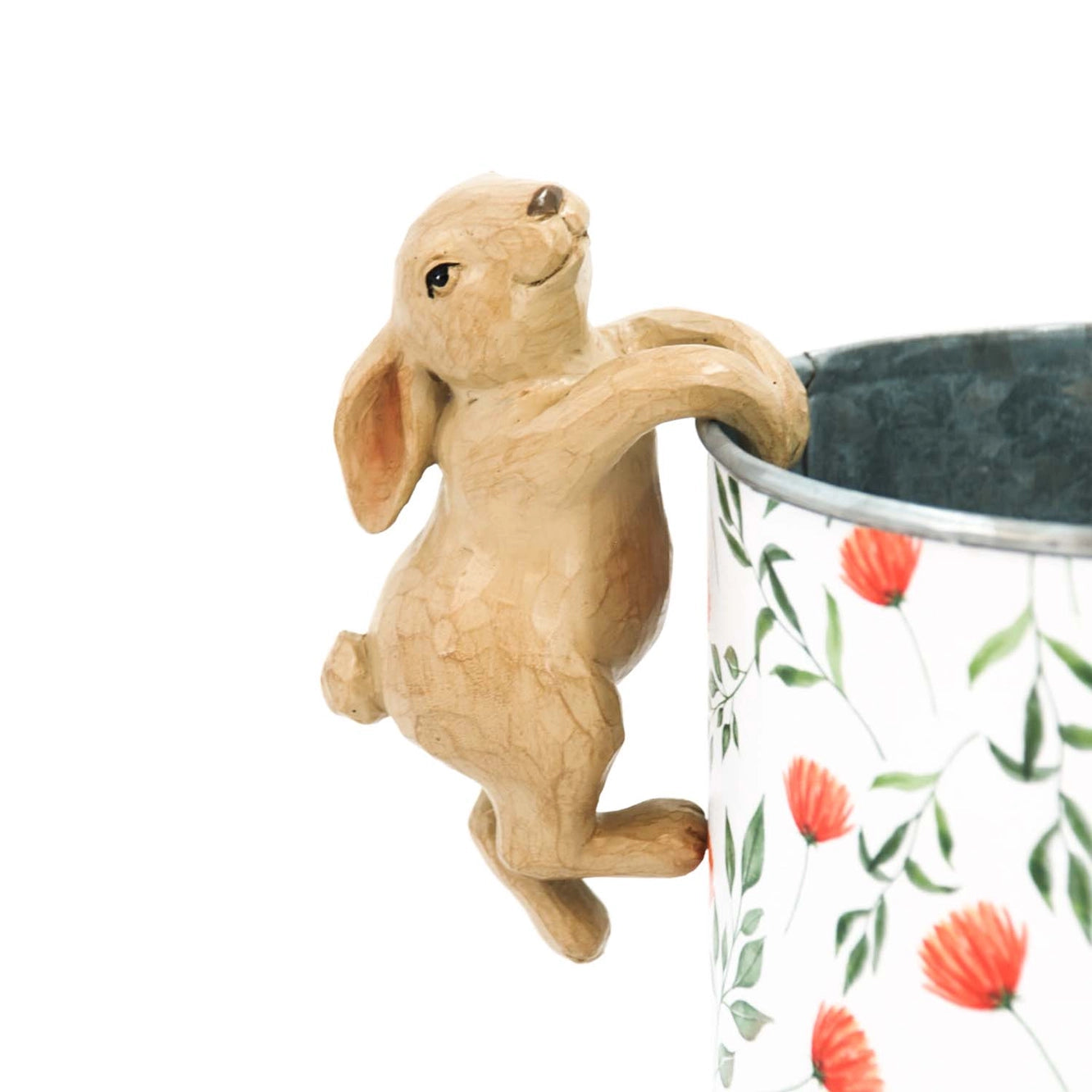 Brown Bunny Resin Planter Hanger