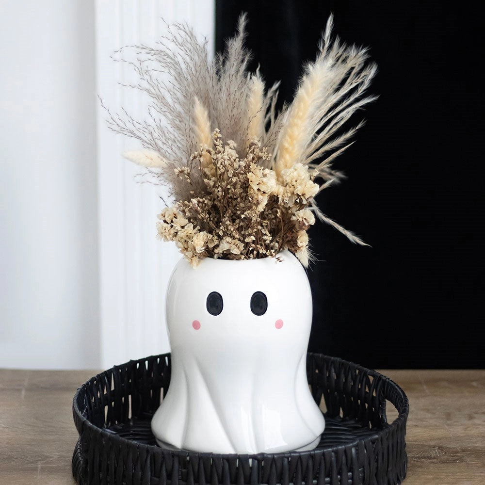 Sweet Halloween Ghost Flower Vase