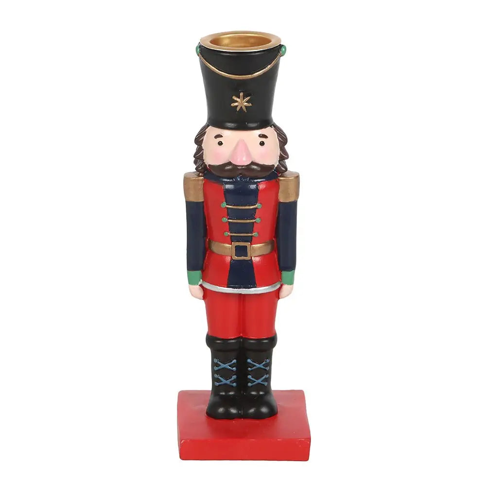 Nutcracker Taper Candle Holder with Candle