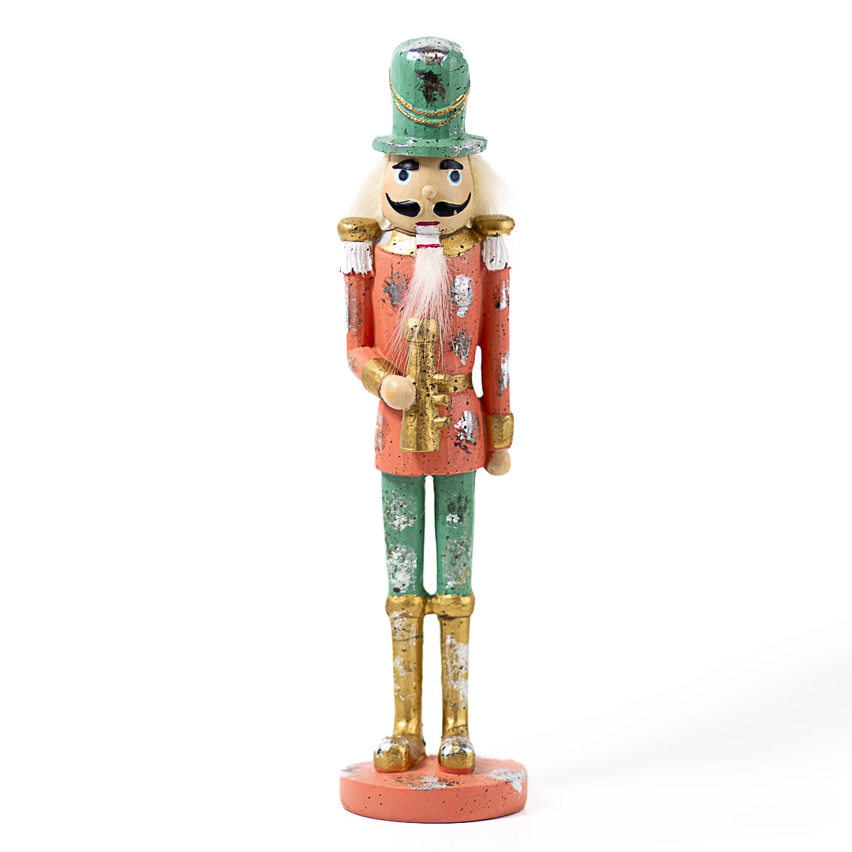 Helene Wooden Nutcracker Pink/Mint 27cm