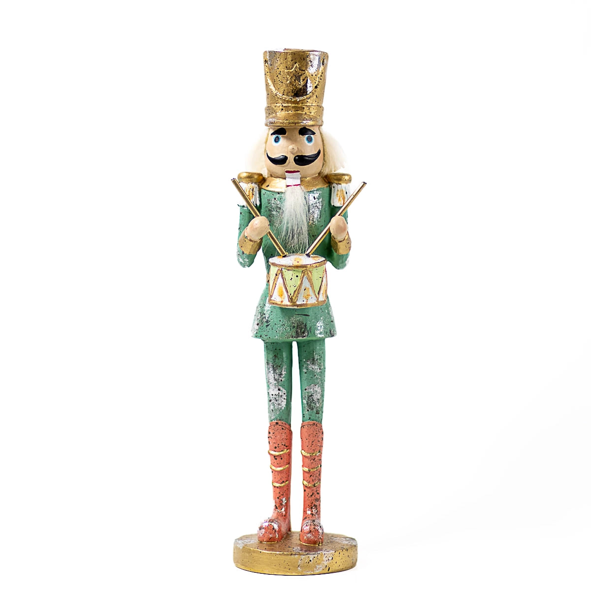 Johann Wooden Nutcracker Mint/Pink 27cm