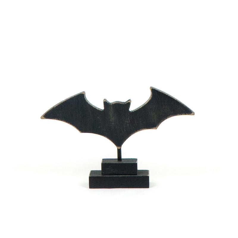 Wooden Cutout Bat On Stand 20cm
