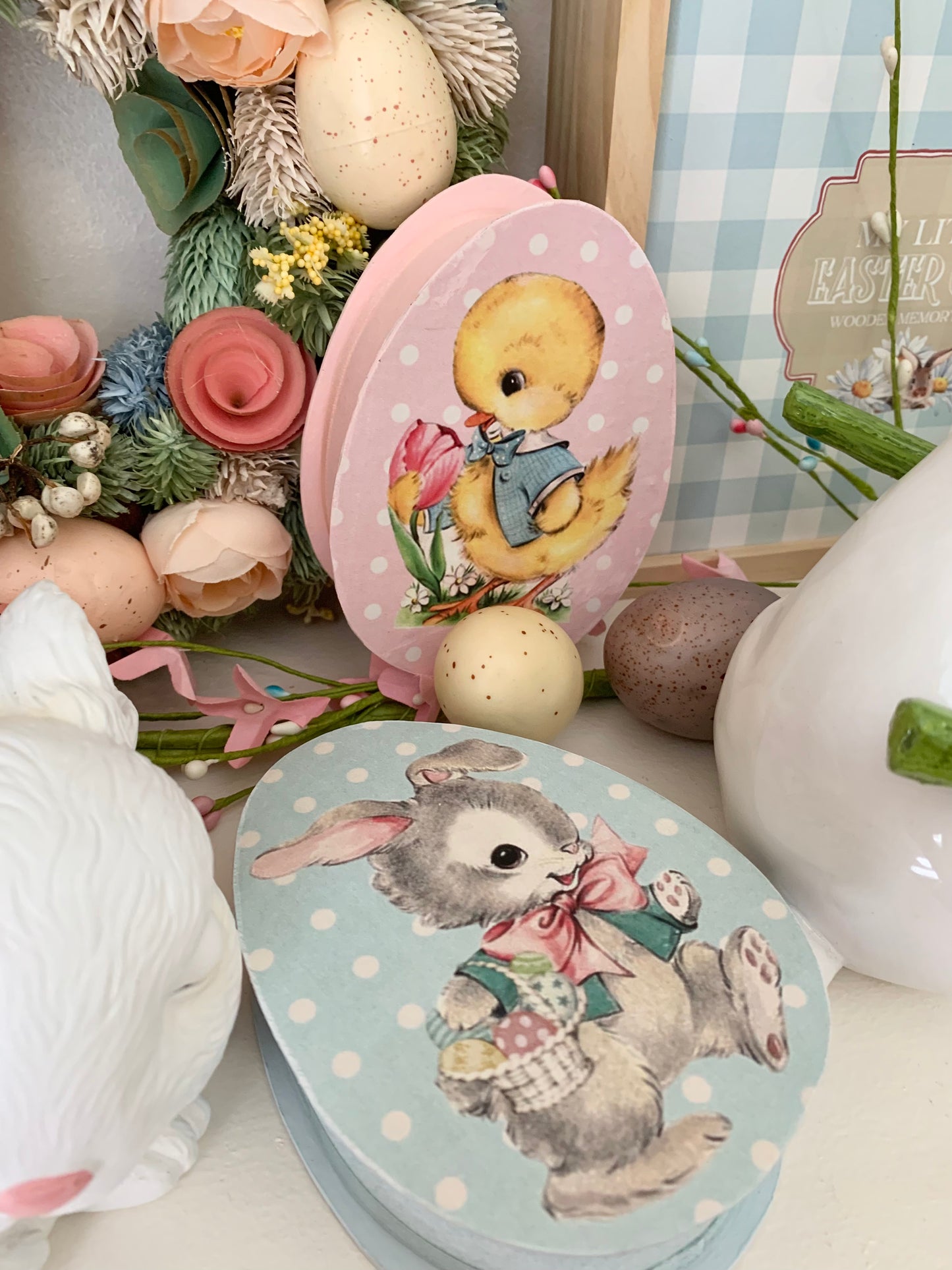 Retro Easter Mini Boxes (one blue box left only)