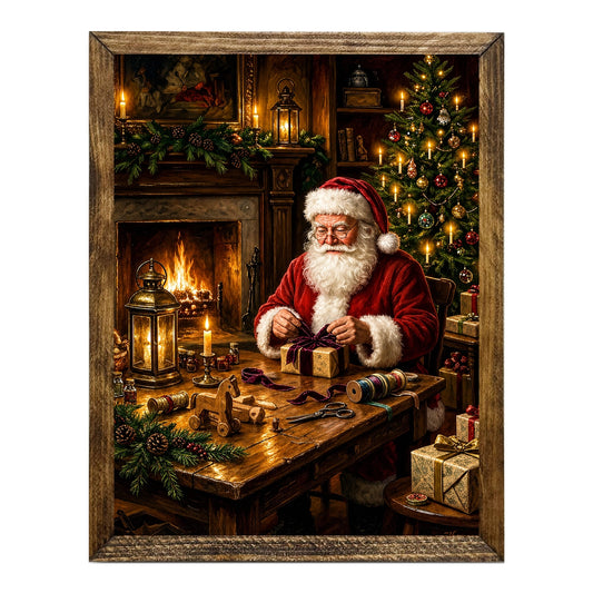 PRE ORDER - Vintage Santa Claus Christmas Workshop - 2026 OCTOBER ARRIVAL