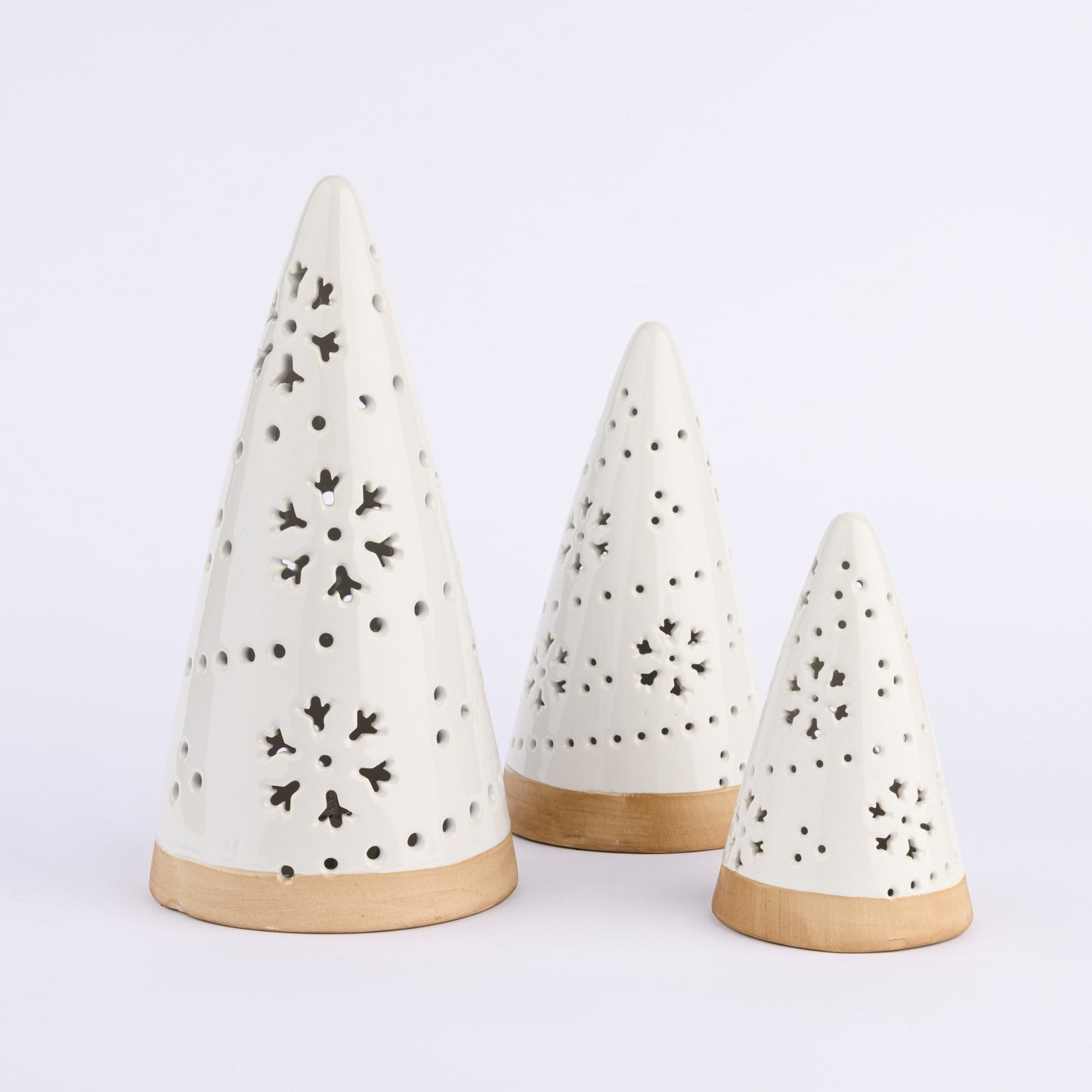 PRE ORDER - White Light up Christmas Trees Set of 3 - 2026 OCTOBER ARRIVAL