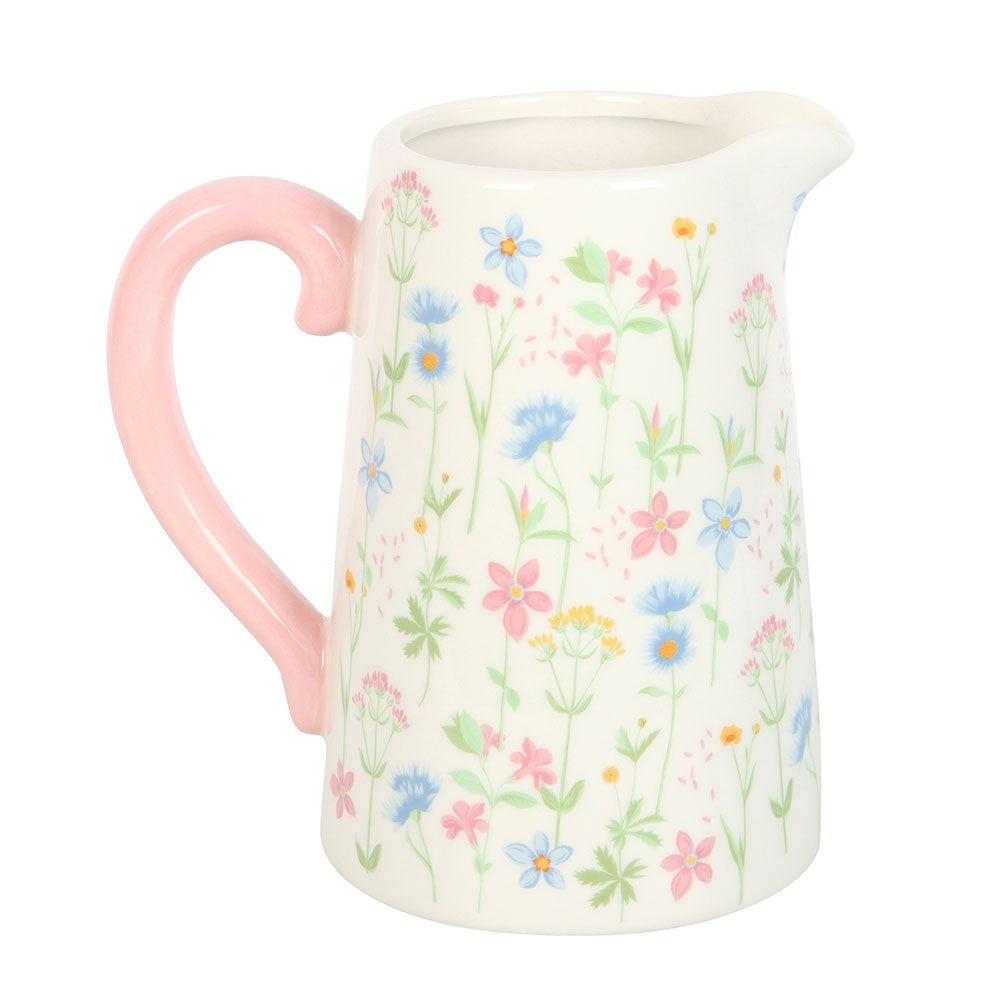 Blooming Lovely Floral Print Ceramic Jug
