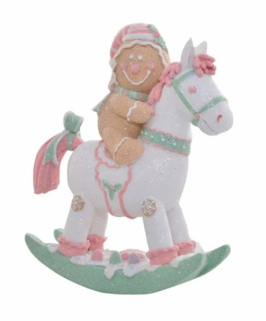 Pastel Fairy Floss Gingerbread with Rocking Horse