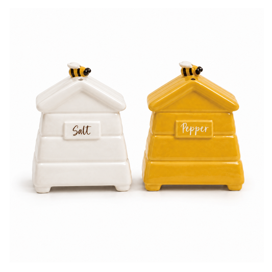 PRE ORDER - Honey Bee Ceramic Salt & Pepper Set - 2026 OCTOBER ARRIVAL