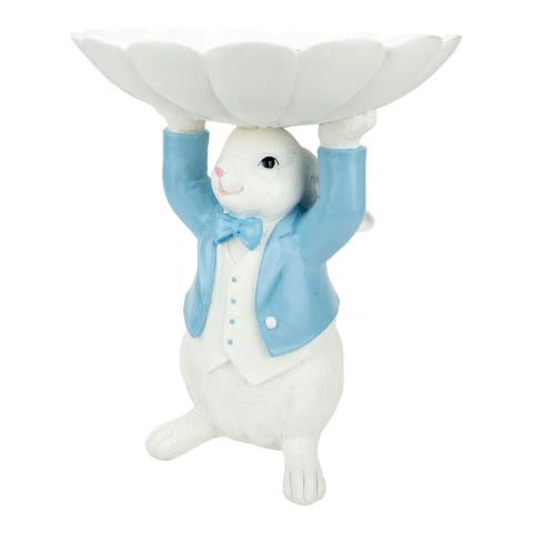 Skye Blue Bunny with Bowl 45cm - 2026 FEBRUARY ARRIVAL