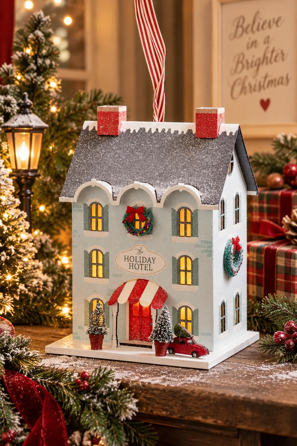 PRE ORDER - Christmas Holiday Light Up Hotel - 2026 OCTOBER ARRIVAL