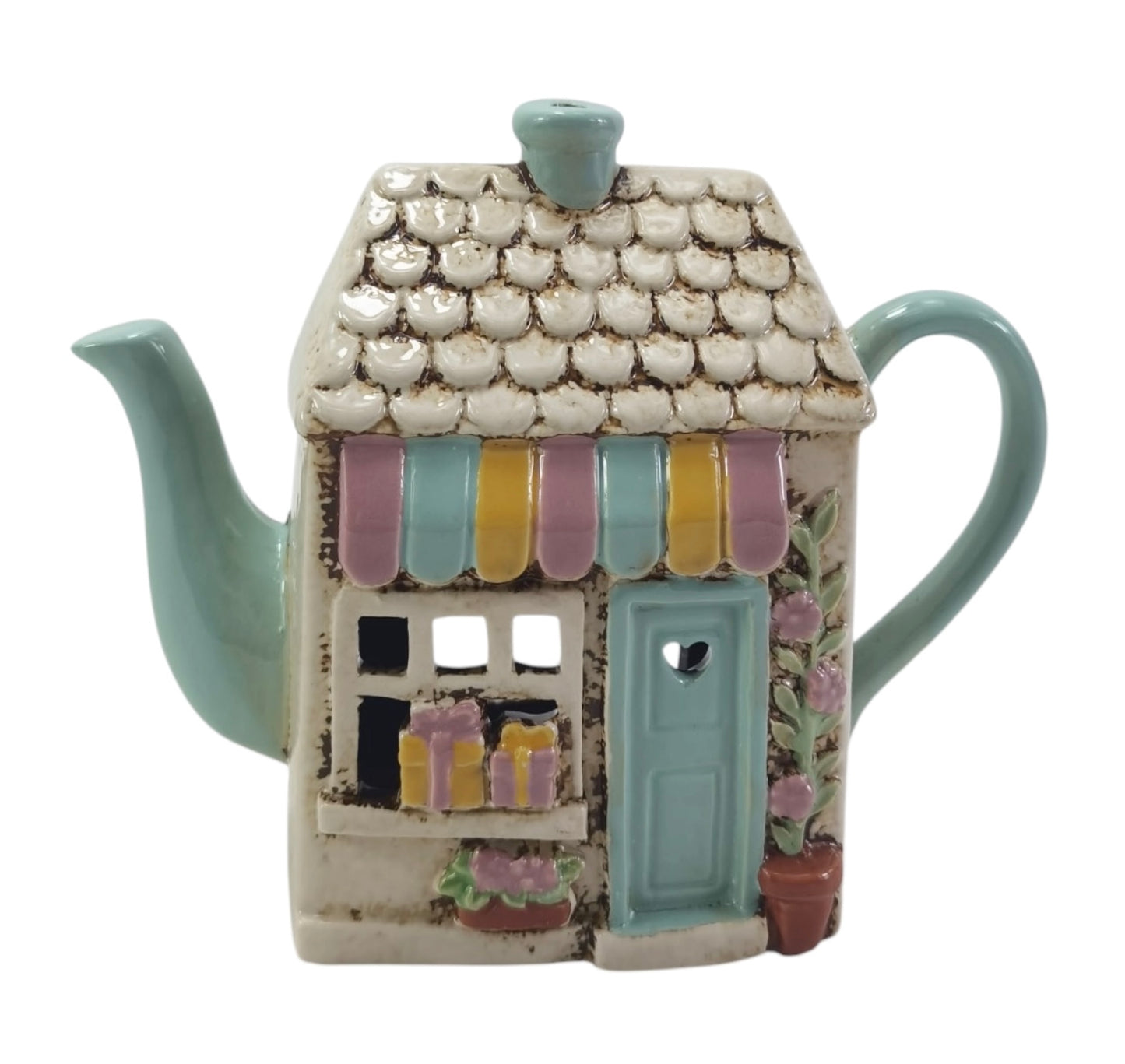 PRE ORDER - Pastel Teapot Pottery Tea Light House - 2026 SEPTEMBER ARRIVAL