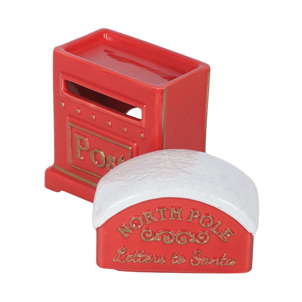 PRE ORDER - Letters To Santa Christmas Post Box Oil Burner - 2026 SEPTEMBER ARRIVAL