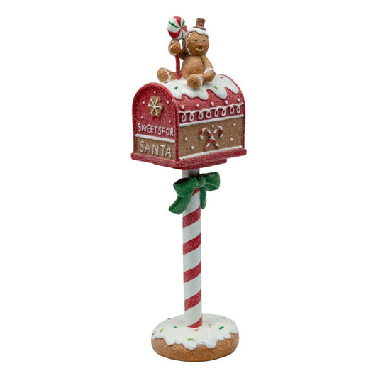 Traditional Gingerbread Standing Mailbox - SEPTEMBER ARRIVAL