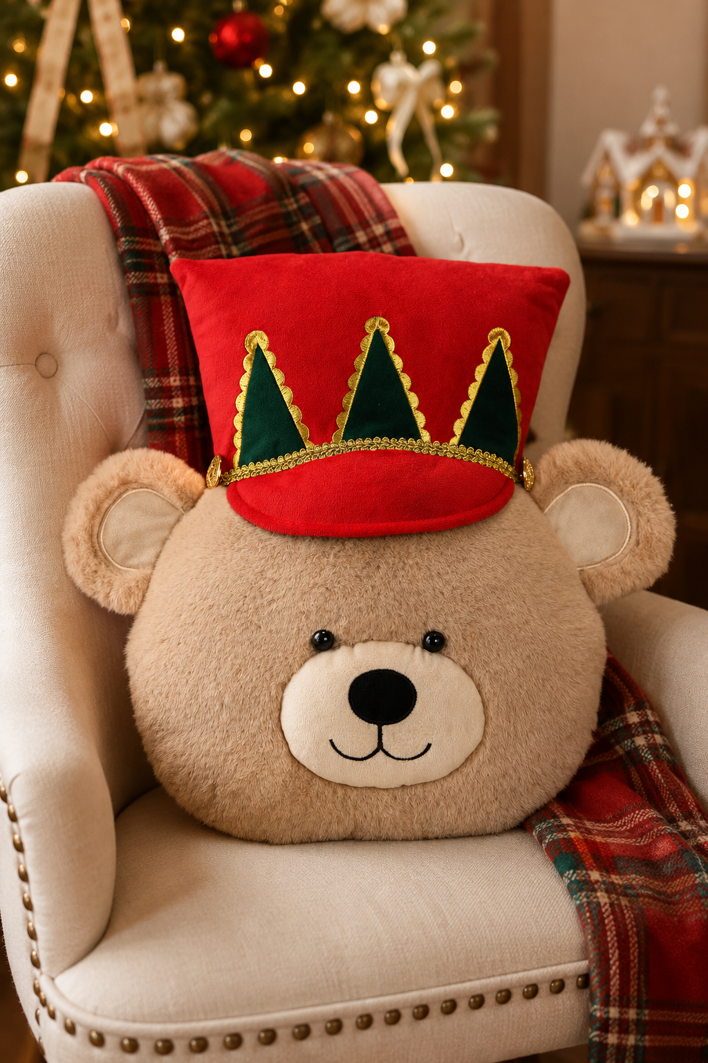 PRE ORDER - Soldier Teddy Cushion - 2026 OCTOBER ARRIVAL