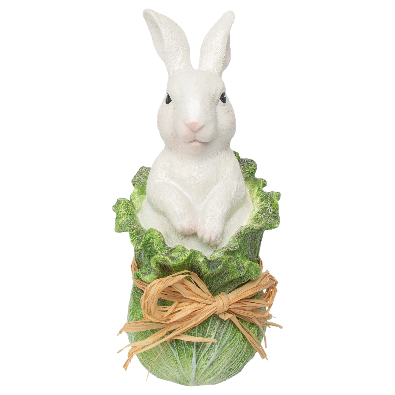 Resin White Rabbit in Cabbage - 2026 JANUARY ARRIVAL