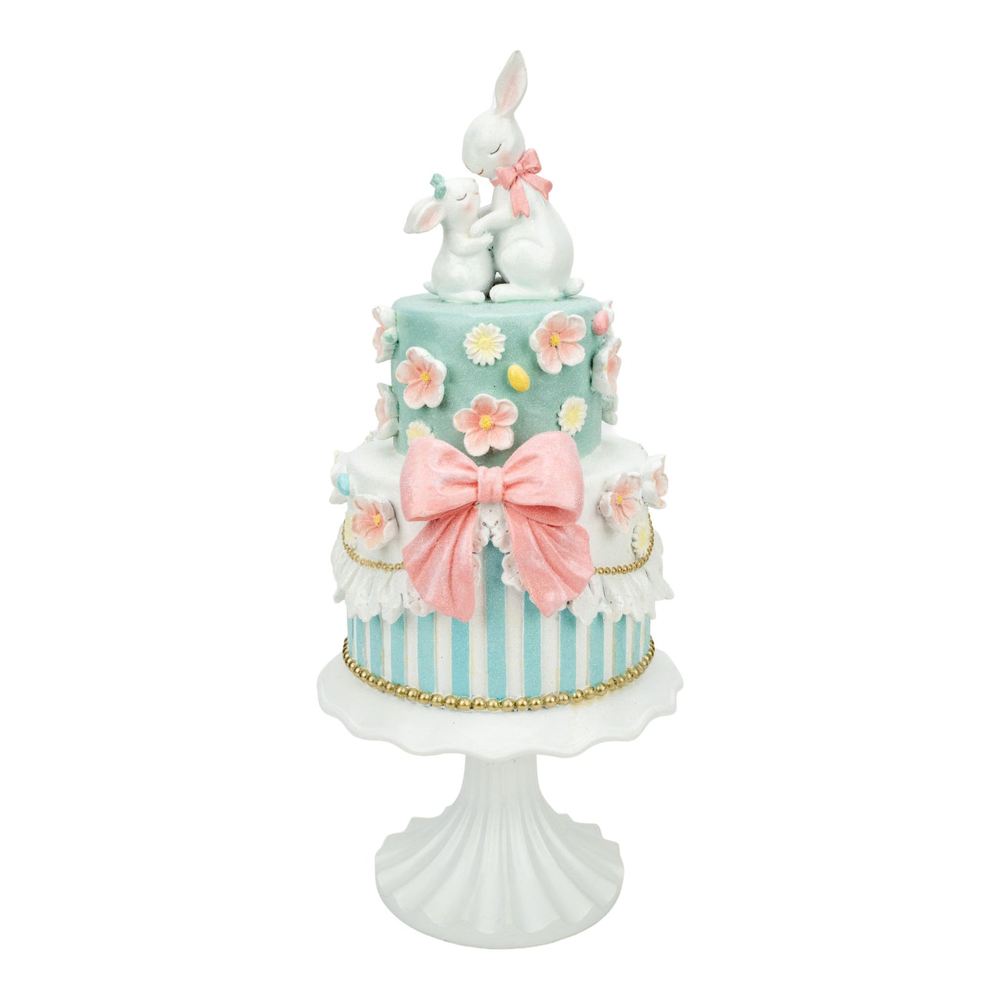 Sweet Two Tier Bunny Love Cake 45cm - 2026 FEBRUARY ARRIVAL