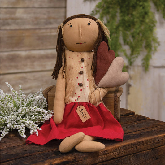 Addy Primitive Doll with Hearts 53cm