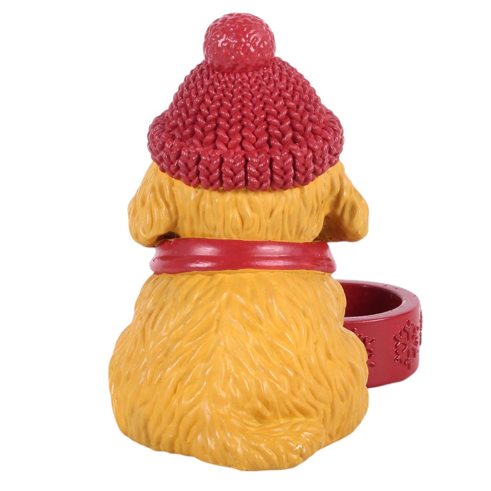 PRE ORDER - Winter Christmas Puppy Tealight Holder - 2026 SEPTEMBER ARRIVAL