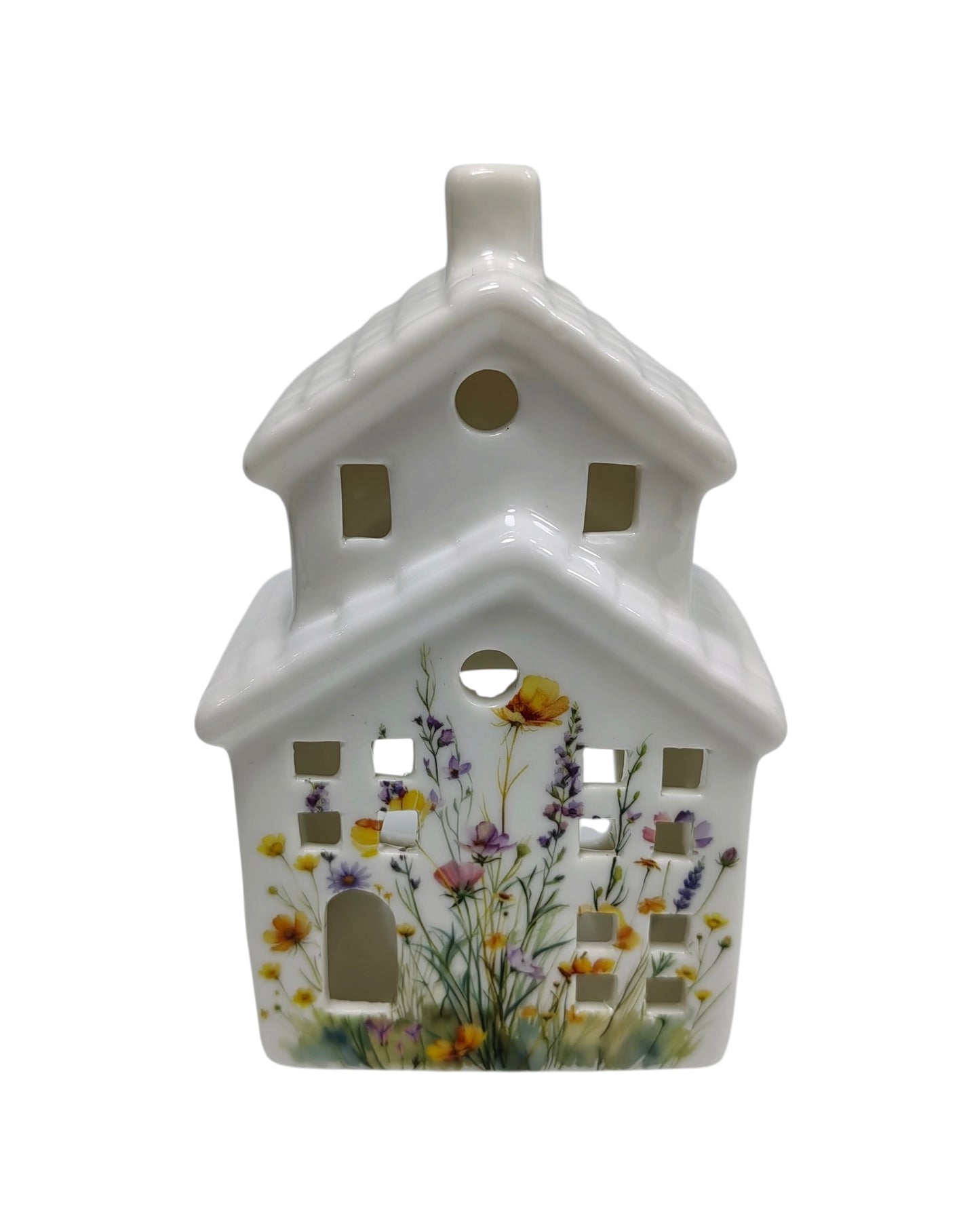 PRE ORDER - Small Cottage Garden Ceramic Tea light House - 2026 SEPTEMBER ARRIVAL