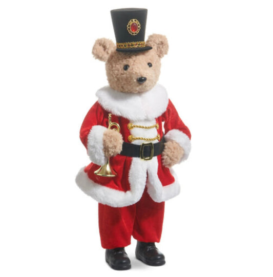The Christmas Shoppe Standing Nutcracker Bear - OCTOBER ARRIVAL
