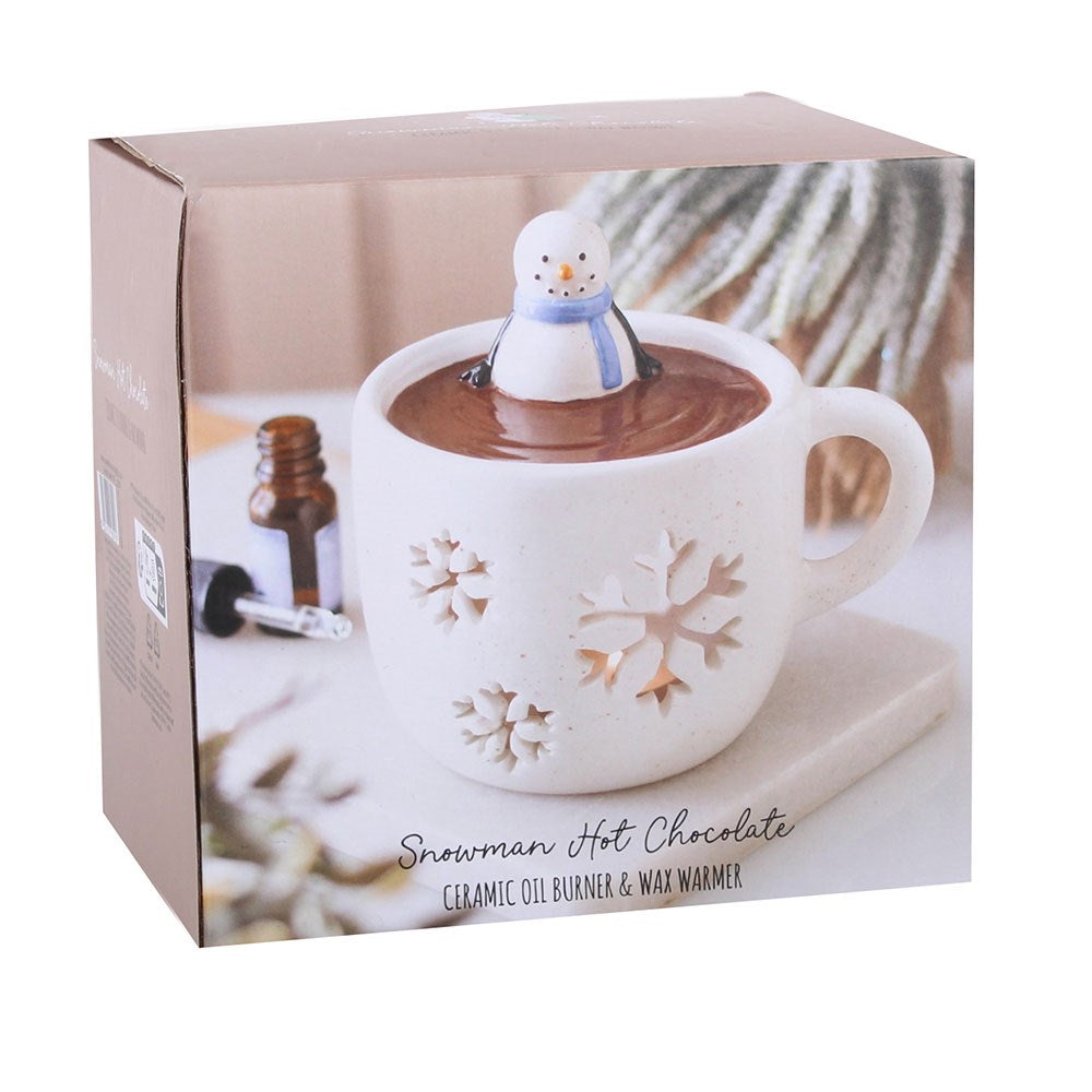 Snowman Hot Chocolate Oil Burner and Wax Warmer ☃️