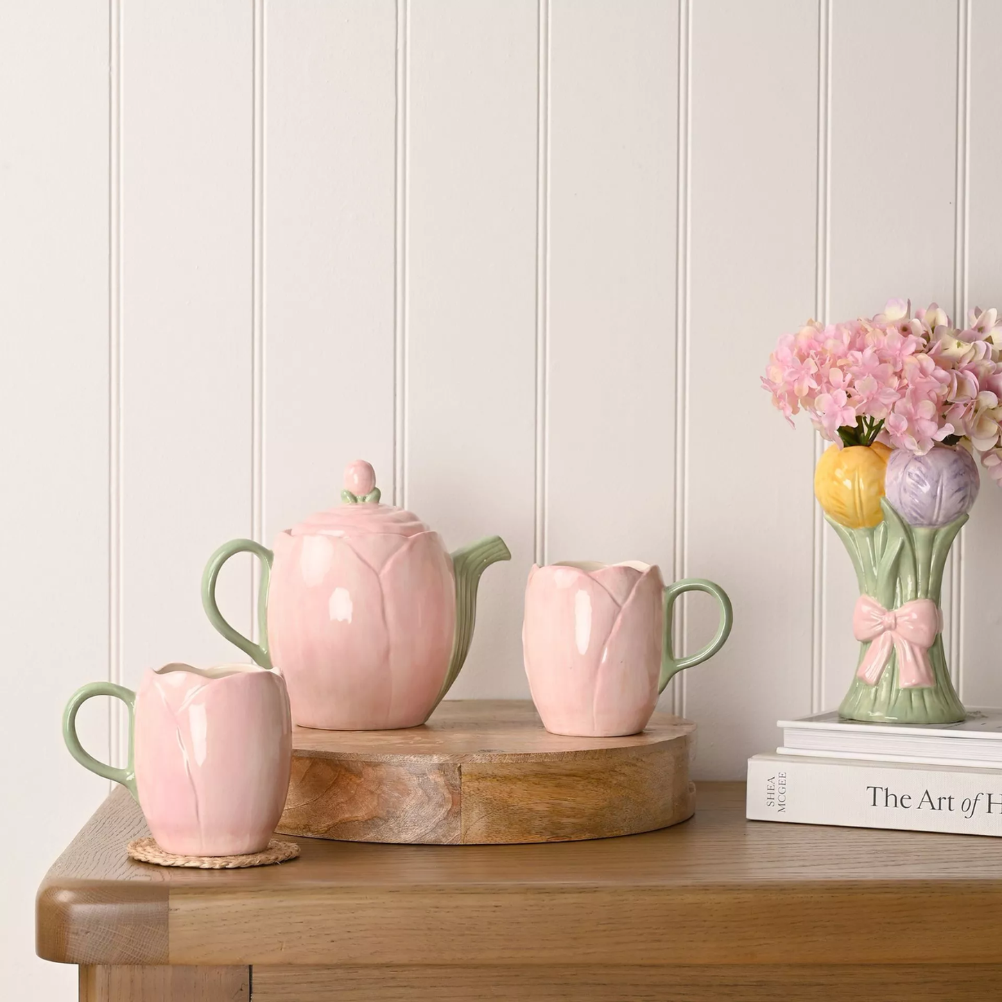 PRE ORDER - Ceramic Pink Tulip Mug Set of 2 🌷- 2026 OCTOBER ARRIVAL