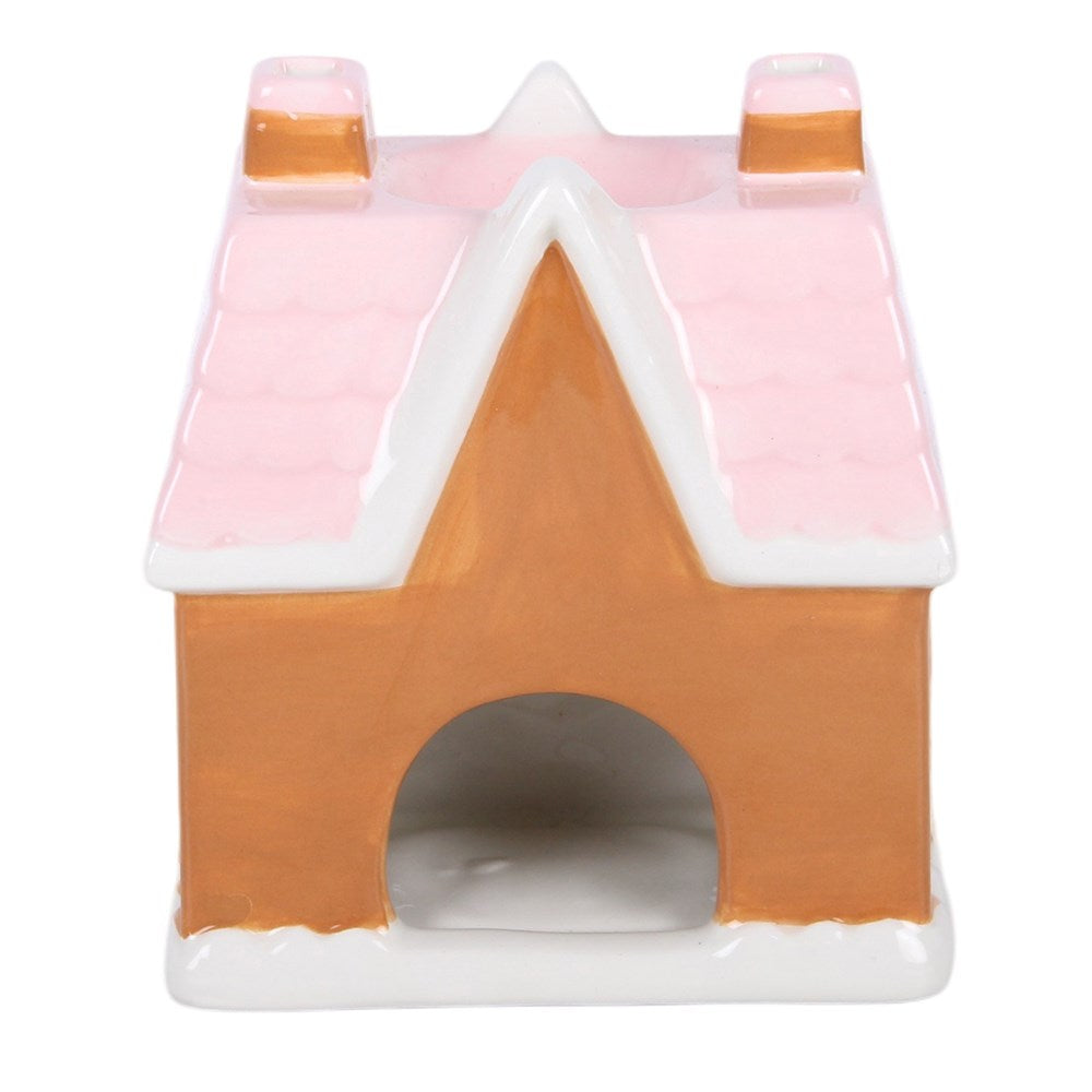 PRE ORDER - Pink Sugarplum Gingerbread House Oil Burner and Wax Warmer - 2026 SEPTEMBER ARRIVAL