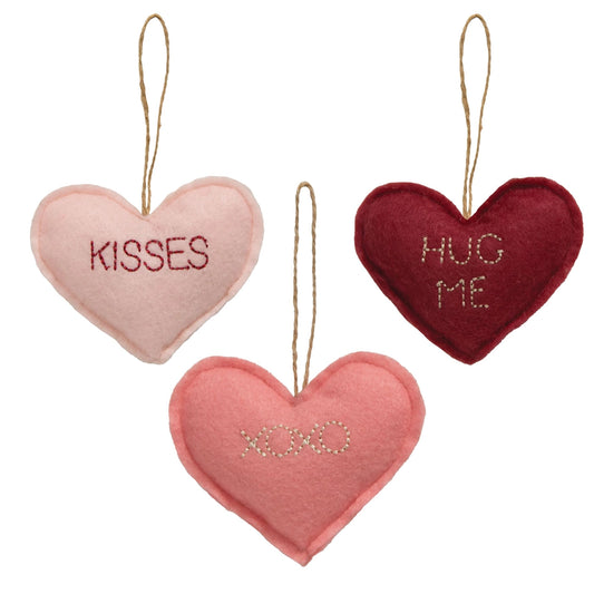 Heart Felt Sayings Hanging Set of 3