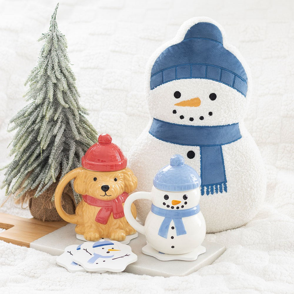 PRE ORDER - Snowman Shaped Boucle Cushion - 2026 SEPTEMBER ARRIVAL